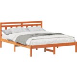  Konstrukcija postelje Rjava 150 x 200 cm Masivno borovo les, (5000123857) | Shoptok.si
