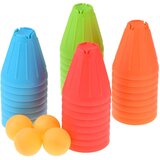 FAST CUPS igra spretnosti Trokutasti blokovi + loptice 38 dijelova ZA5811 Slike
