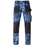Kapriol pantalone Slick Camo plave