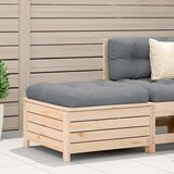 The Living Store Vrtni stolček za noge z blazino trdna borovina - Vrtni Stolček Za Noge, (21475039) | Shoptok.si