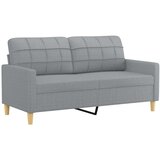 vidaXL Dvosjed od tkanine svjetlosivi 140 cm | shoptok.hr