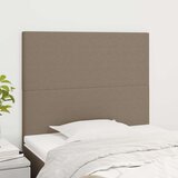  Posteljno vzglavje 2 kosa taupe 80x5x78/88 cm blago, (20952189) Cene