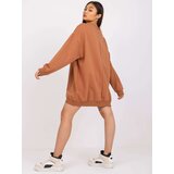 FANCY Sweatshirt-FA-BL-7649.85P-light brown | Shoptok.si
