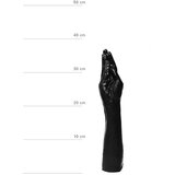 All Black Dildo v obliki roke 39 cm, (21121778) Cene
