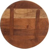 Stolna ploča Ø 60 x 2,5 cm okrugla od masivnog obnovljenog drva | shoptok.hr