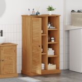vidaXL Kupaonski ormar boja meda 68 x 34 x 110 cm Masivna borovina | shoptok.hr