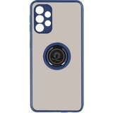 AVIZAR Ovitek z obrocem za Samsung Galaxy A32 - hrbtna stran proti prstnim odtisom, združljiva z magnetnim stojalom - modra, (20629927) | Shoptok.si