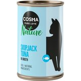  Varčno pakiranje Cosma Nature 12 x 140 g - Črtasti tun | shoptok.hr