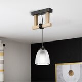  Visilica na sajli LEANDRA 1xE27/15W/230V hrast/crna | Eponuda.com
