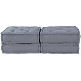  Modularna sofa 2 pcs Siva 140 x 70 x 36 cm Tkanina | Eponuda.com