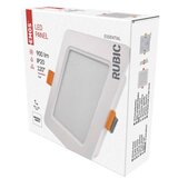  LED vgradno svetilo RUBIC, kvadratno, belo, 9W, nevtralno bela Cene