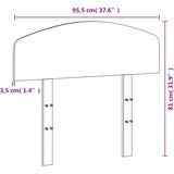  Uzglavlje 90 cm od masivne borovine | shoptok.hr