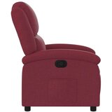  Naslonjač od tkanine crvena boja vina | shoptok.hr