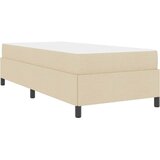 Krevet s opruga kutije Krema 100 x 200 cm tkanina | shoptok.hr
