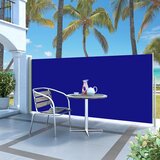 Maison Chic Zložljiva stranska tenda - Senčniki za teraso 140x300 cm modra, (22039401) | Shoptok.si