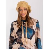 Fashion Hunters Women's camel beret Cene