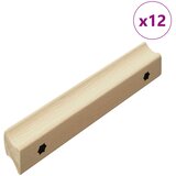  Ravna drška 12 pcs Boja prirodnog drva 130 x 25 x 30 mm | shoptok.hr