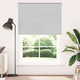 vidaXL Rolo zavjesa Blackout svijetlo siva 155x210 cm Širina tkanine | shoptok.hr