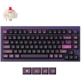 KEYCHRON Q1 Max QMK/VIA Brezžična Mehanska Tipkovnica, Bluetooth / 2.4 GHz, Red Linear Switch, US Layout, Q1M-V1, (21733268) Cene