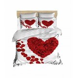 Lessentiel Maison set posteljine 199, 160x220cm, bijelo-crvena | Eponuda.ba