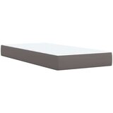  Krevet s oprugama i madracem sivi 100x200 cm od umjetne kože | shoptok.hr