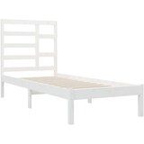  Okvir za krevet masivno drvo bijeli 90x190 cm 3FT jednokrevetni | shoptok.hr