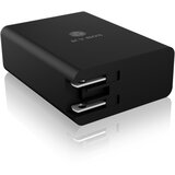 Icybox polnilnik 4 portni 100 W USB s Power Delivery 3.0 in GaN podporo | Shoptok.si