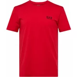 Ea7 Emporio Armani Funkcionalna majica rdeča