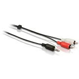 1,5 m Stereo Y Cable (3,5 mm M - 2 RCA M)
