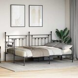 Krevet na kat Crna 75 x 190 cm Čelik | Eponuda.com