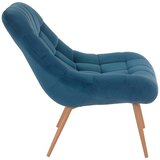 Livetastic XXL FOTELJ, modra, naravne barve tekstil | Shoptok.si