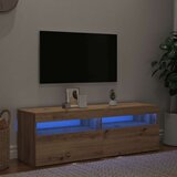 TV ormarić LED boja hrasta 120x35x40 cm konstruirano drvo | shoptok.hr