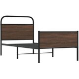 vidaXL Okvir kreveta bez madraca smeđa boja hrasta 100 x 200 cm drveni | shoptok.hr