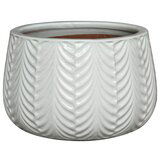  Okrasni lonec Pearl (Bela, Ø x V: 29 x 18 cm) | Shoptok.si