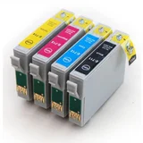 EPSON T0715 , T0711 do T0714 , 4 kompatibilne kartuše - komplet