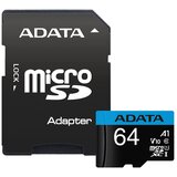 Adata spominska kartica MicroSDXC 64GB + Adapter UHS-I CL10 (100/25) Cene