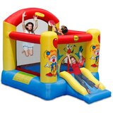 Happy Hop dvorac na napuhavanje Klaun s toboganom i košem | shoptok.hr