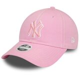 New Era Pamučna kapa sa šiltom 9Forty New York Yankees boja: ružičasta, s aplikacijom, 60434987 Cijene