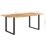  Blagovaonski stol od masivnog drva bagrema 180 x 90 x 76 cm | shoptok.hr