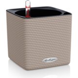 LECHUZA Okrasni lonec Cube Color 16 - Peščeno rjava Cene
