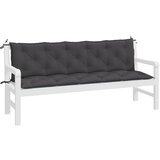  Jastuci za vrtnu klupu 2 kom antracit 180x50x7cm tkanine Oxford | shoptok.hr