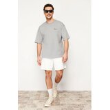 Trendyol Muška majica TMNSS23TS00084, Svetlosiva | Eponuda.com