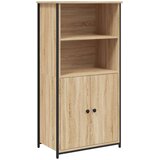  Visoka komoda boja hrasta 62 x 36 x 121,5 cm konstruirano drvo | shoptok.hr