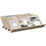  Regal za revije Sonoma hrast 90 x 53 x 28,5 cm Konstruiran les, (5000214279) | Shoptok.si