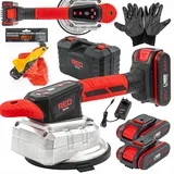 Komplet 21V aku. vib. vakuumska ročka s priseskom 150mm do 100kg 2x2Ah