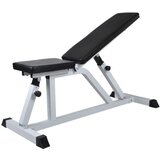 vidaXL Vadbena klop s kompletom uteži in palic 60,5 kg | Shoptok.si