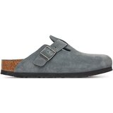 Birkenstock Natikače od brušene kože Boston boja: siva, 1030874 Cijene
