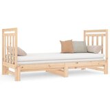  Dnevni ležaj na izvlačenje 2 x (90x190) cm od masivne borovine | shoptok.hr
