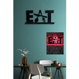 Wallity zidna led dekoracija eat , 38 x 53 cm, 25.2 w, crvena, 3 komada | ePonuda.com