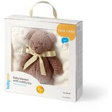 BabyOno soft touch dekica i plišanac medo, 75x100 cm | shoptok.hr